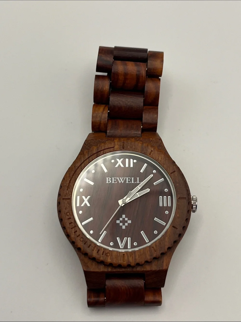 Bewell wooden wristwatch